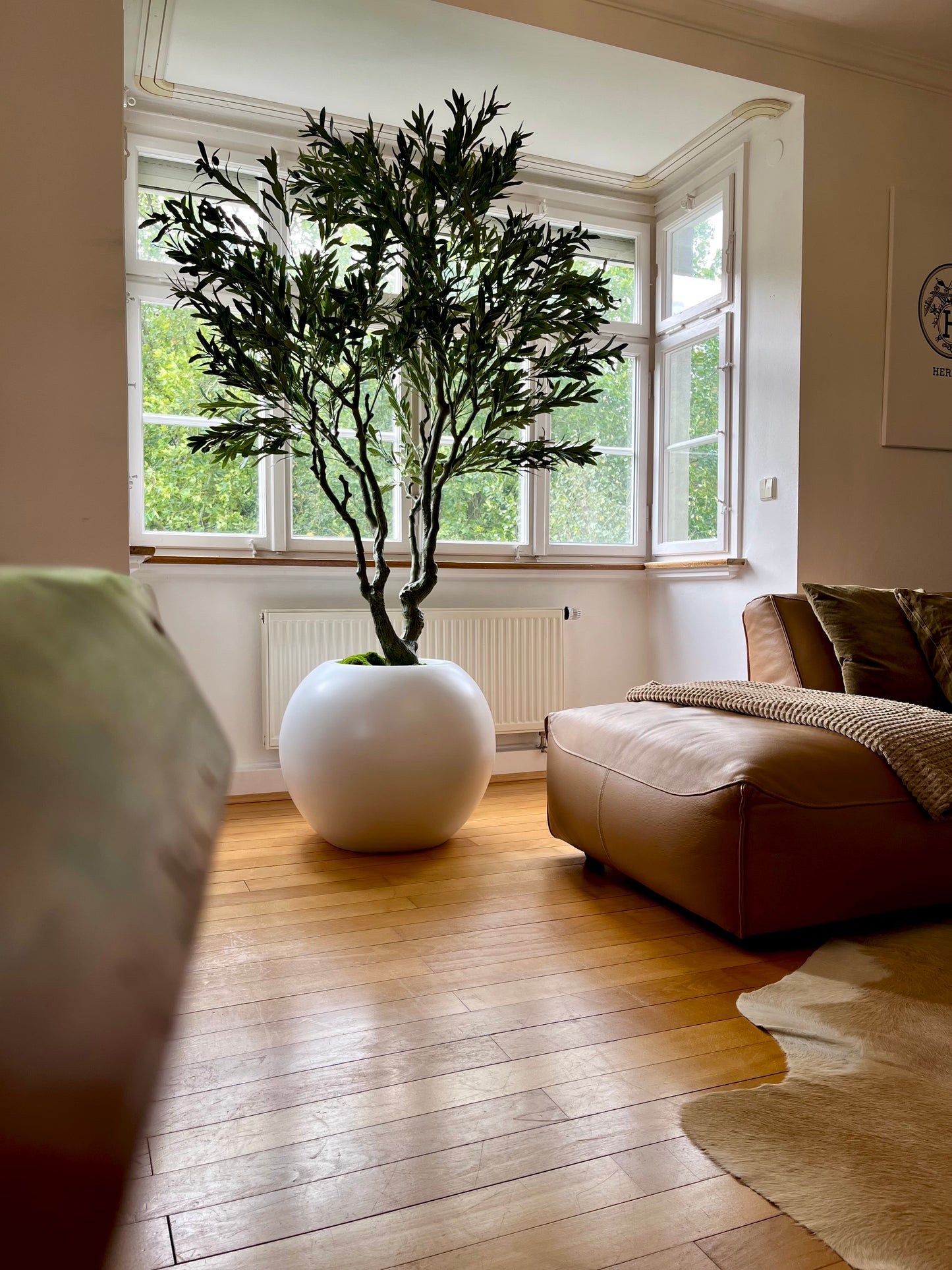 Künstlicher Olivenbaum 240 cm – Pflegeleicht & Grün für Zuhause