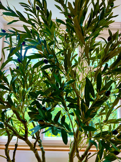Künstlicher Olivenbaum 240 cm – Pflegeleicht & Grün für Zuhause